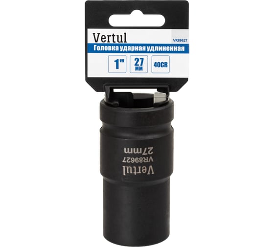 Изображение товара Головка ударная удлиненная VERTUL 27 мм, 1DR VR89627
