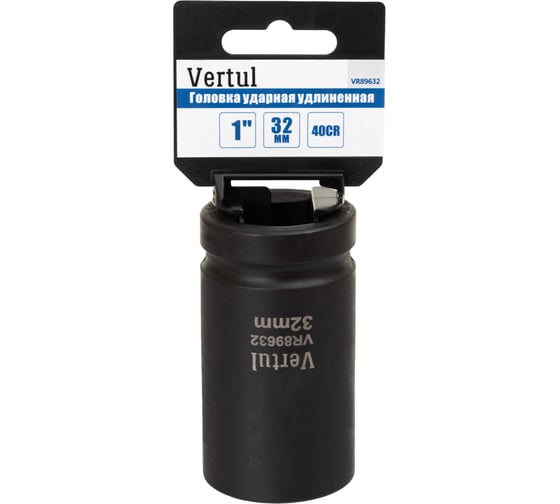 Изображение товара Головка ударная удлиненная VERTUL 32 мм, 1DR VR89632