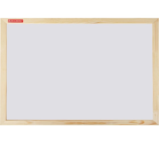 Изображение товара Доска магнитно-маркерная BRAUBERG Wood 30x45 см, деревянная рамка 238793