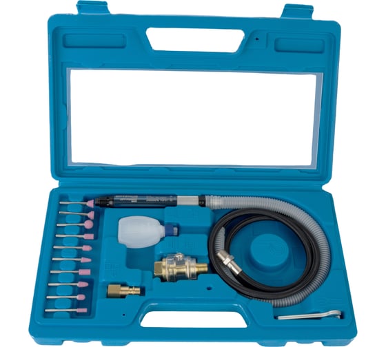 Изображение товара Прямая пневматическая бормашинка Optimus 54000 об/мин, 17 предметов OPT-PG350D