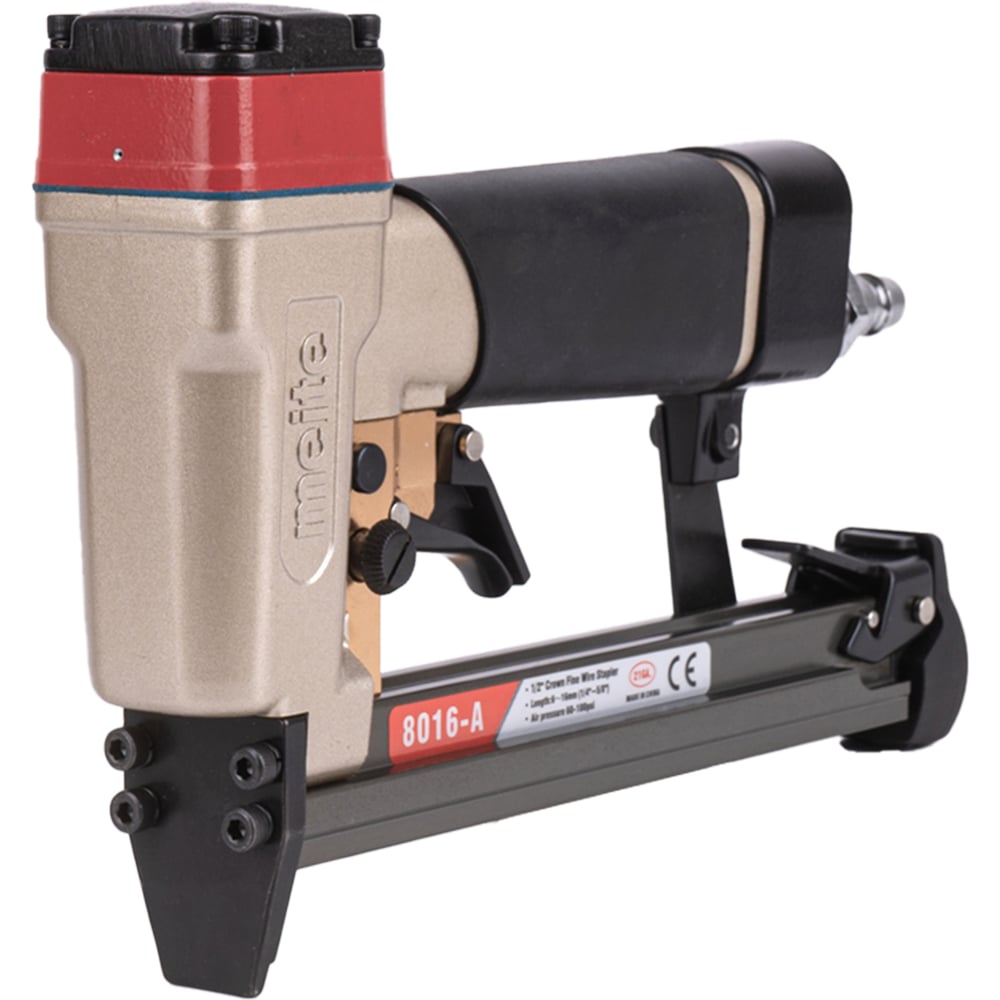 Изображение товара Степлер пневматический для мебели MEITE 8016-A автоматический, для скобы 21GA, тип 80 (А) GBA33M00301