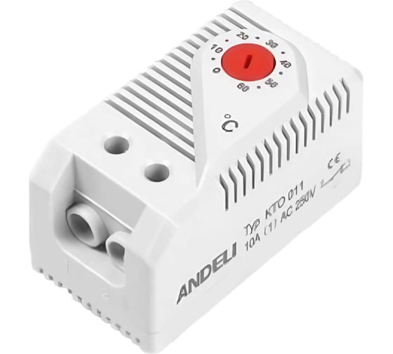 Изображение товара Термостат ANDELI KTO 011 красный ADL27-011