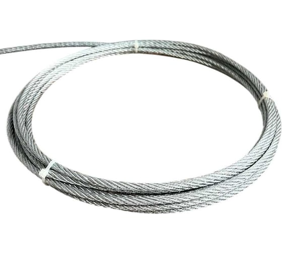 Изображение товара Трос стальной 23 Болта d1,5 ОЦ, без оплетки, 10 метров B6H000150035007-10м