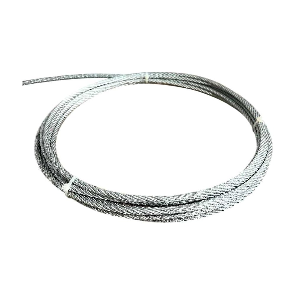 Изображение товара Трос стальной 23 Болта d2 ОЦ, без оплетки, 20 метров B6H000200034007-20м