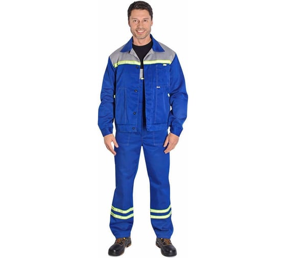 Изображение товара Костюм ФОРМГОСТ "Полет Ультра" с полукомбинезоном, васильковый+серый (СМ), 56-58 (182-188) 4620241945388