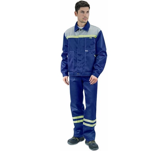 Изображение товара Костюм ФОРМГОСТ "Полет Ультра" с полукомбинезоном, синий+серый (СМ), 60-62 (182-188) 4620241943483
