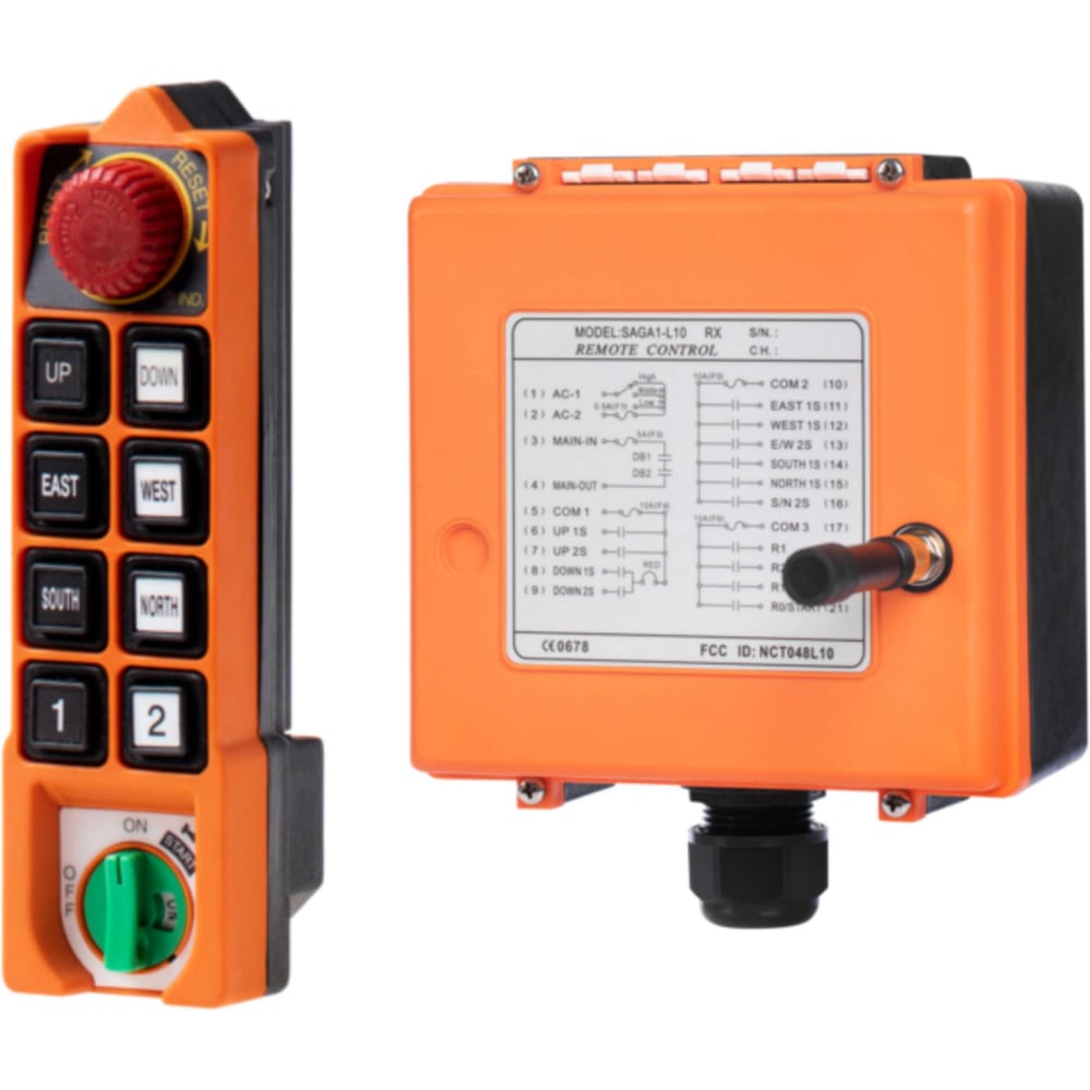 Изображение товара Промышленное радиоуправление SAGA 1 (1T+1R) 380V SAGA-L10-1