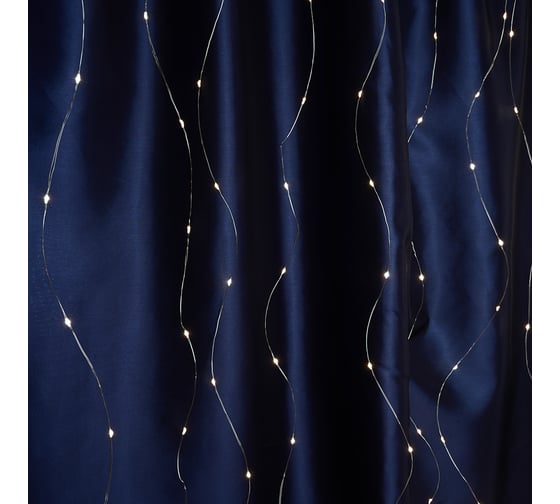 Изображение товара Светодиодная гирлянда штора FERON CL591 занавес 3x3м + 3м 5000К USB 41639