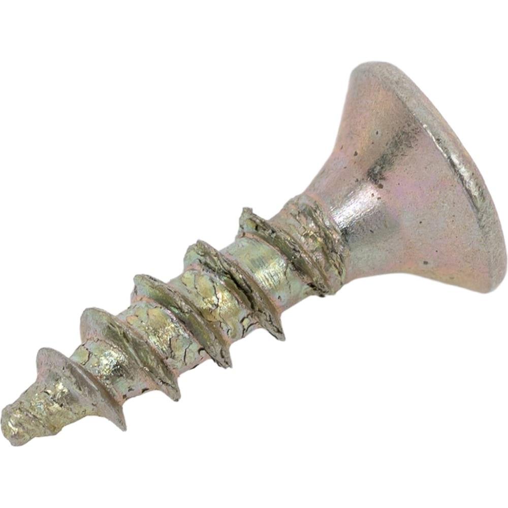 Изображение товара Саморез универсальный ЦММ желтый цинк 2,5x10 2000 шт крепеж строительный