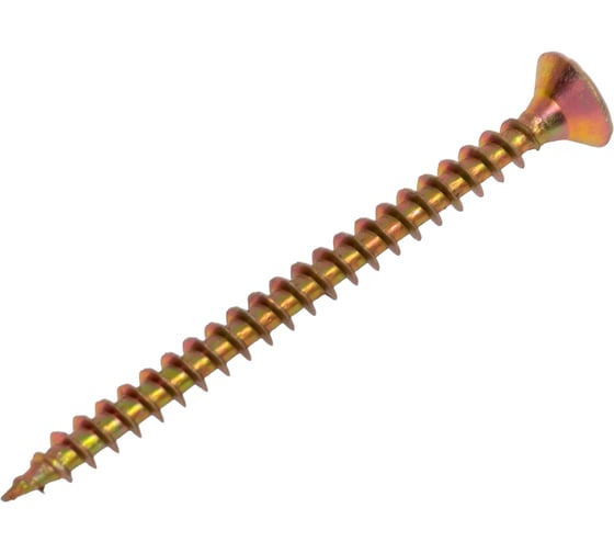 Изображение товара Саморез универсальный ЦММ желтый цинк, Pz, 4,0x50, 500 шт 0Т-00009199