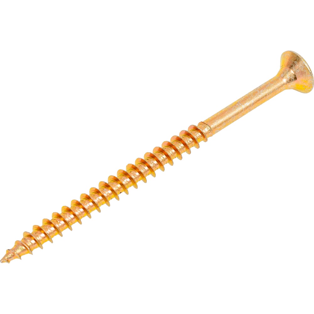 Изображение товара Саморез универсальный ЦММ желтый цинк 6,0x90 мм 100 шт