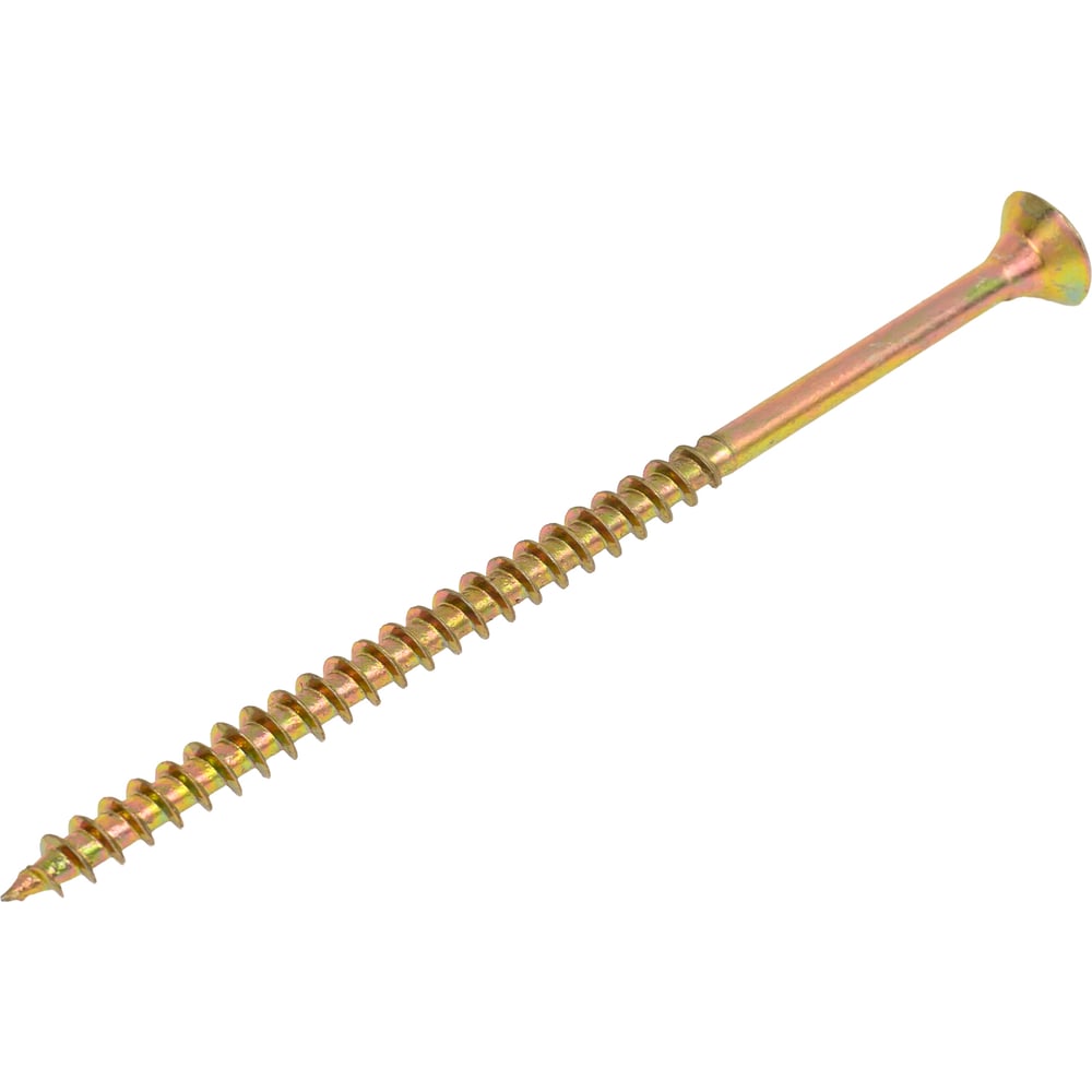 Изображение товара Саморез универсальный ЦММ желтый цинк Pz 5,0x90 мм, 100 шт