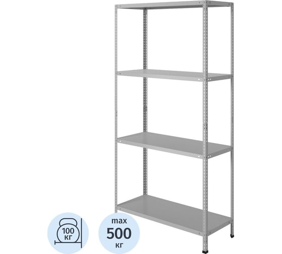 Изображение товара Стеллаж металлический COBALT Shelf MS180KD/80x40/4 2231531