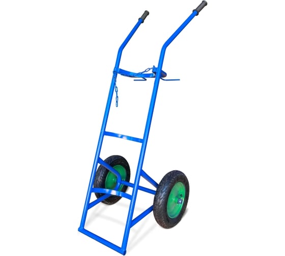 Изображение товара Тележка ARMA для 1-го 40л баллона с пневматическими колесами 00-00002254