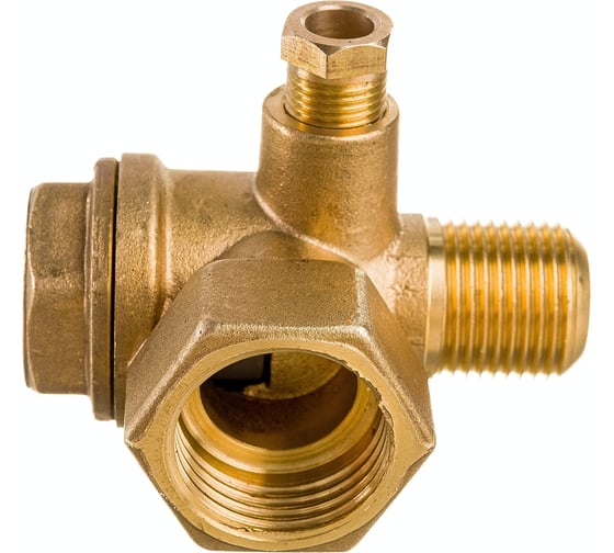 Изображение товара Клапан обратный для компрессора резьба внутренняя F1/2 и наружная M3/8 Pegas pneumatic 4314