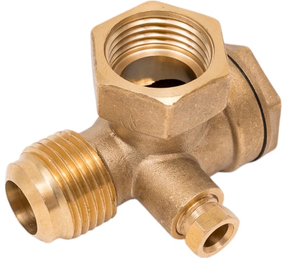 Изображение товара Клапан обратный для компрессора резьба наружная М1/2 и внутренняя F1/2 Pegas pneumatic 4302