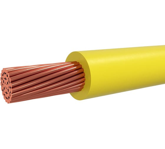 Изображение товара Провод Торкабель ПГВА 0,5 желтый, 100 м, на катушке 4631175847174