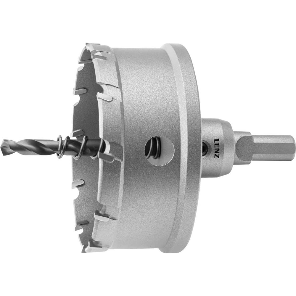 Изображение товара Коронка с твердосплавными напайками LENZ 75 мм сверление металла пластика