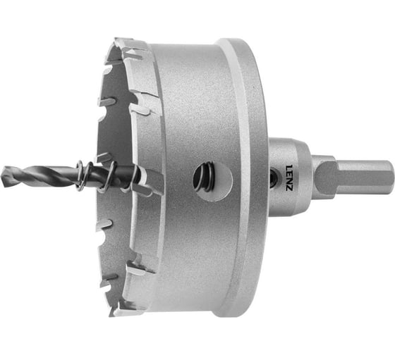 Изображение товара Коронка с твердосплавными напайками LENZ в сборе 75х25 мм LZCS-075