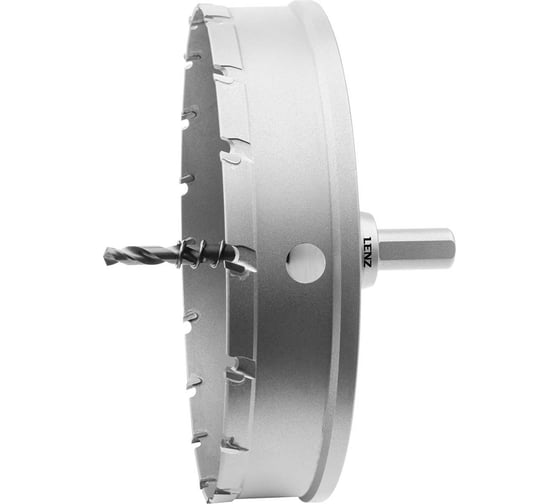 Изображение товара Коронка с твердосплавными напайками LENZ в сборе 150х25 мм LZCS-150