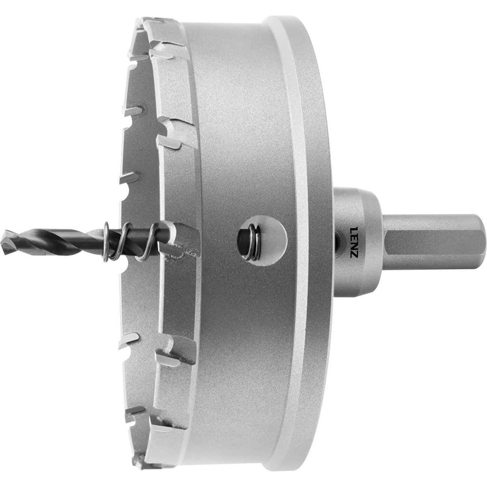 Изображение товара Коронка с твердосплавными напайками LENZ 100 диаметр 100 мм для металла и пластика