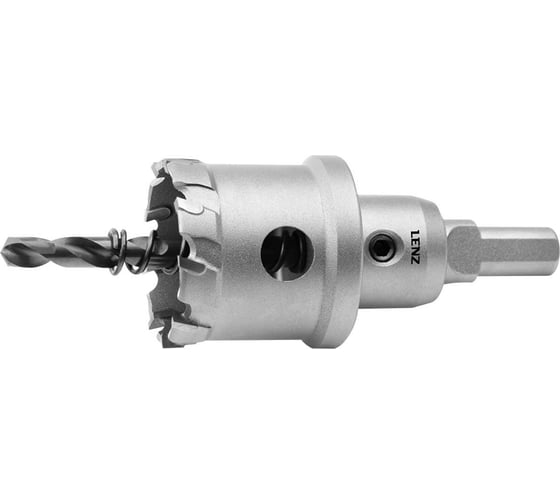 Изображение товара Коронка с твердосплавными напайками LENZ в сборе 38х25 мм LZCS-038