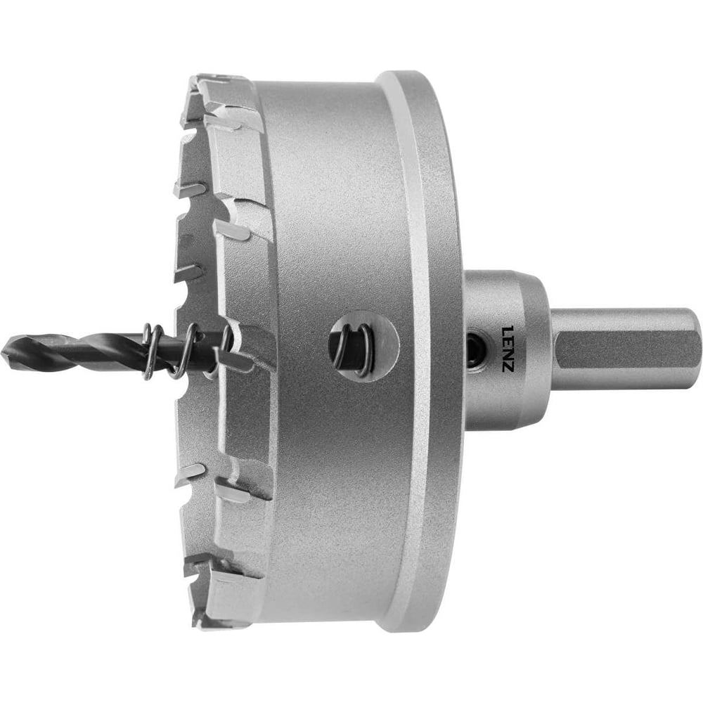 Изображение товара Коронка с твердосплавными напайками LENZ 85 мм сверление по металлу и пластику