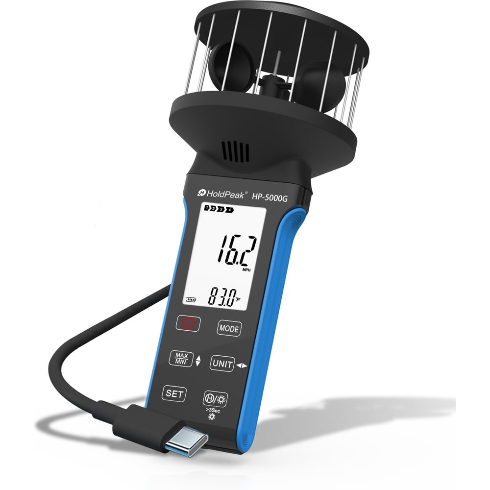 Анемометр HoldPeak HP-5000G