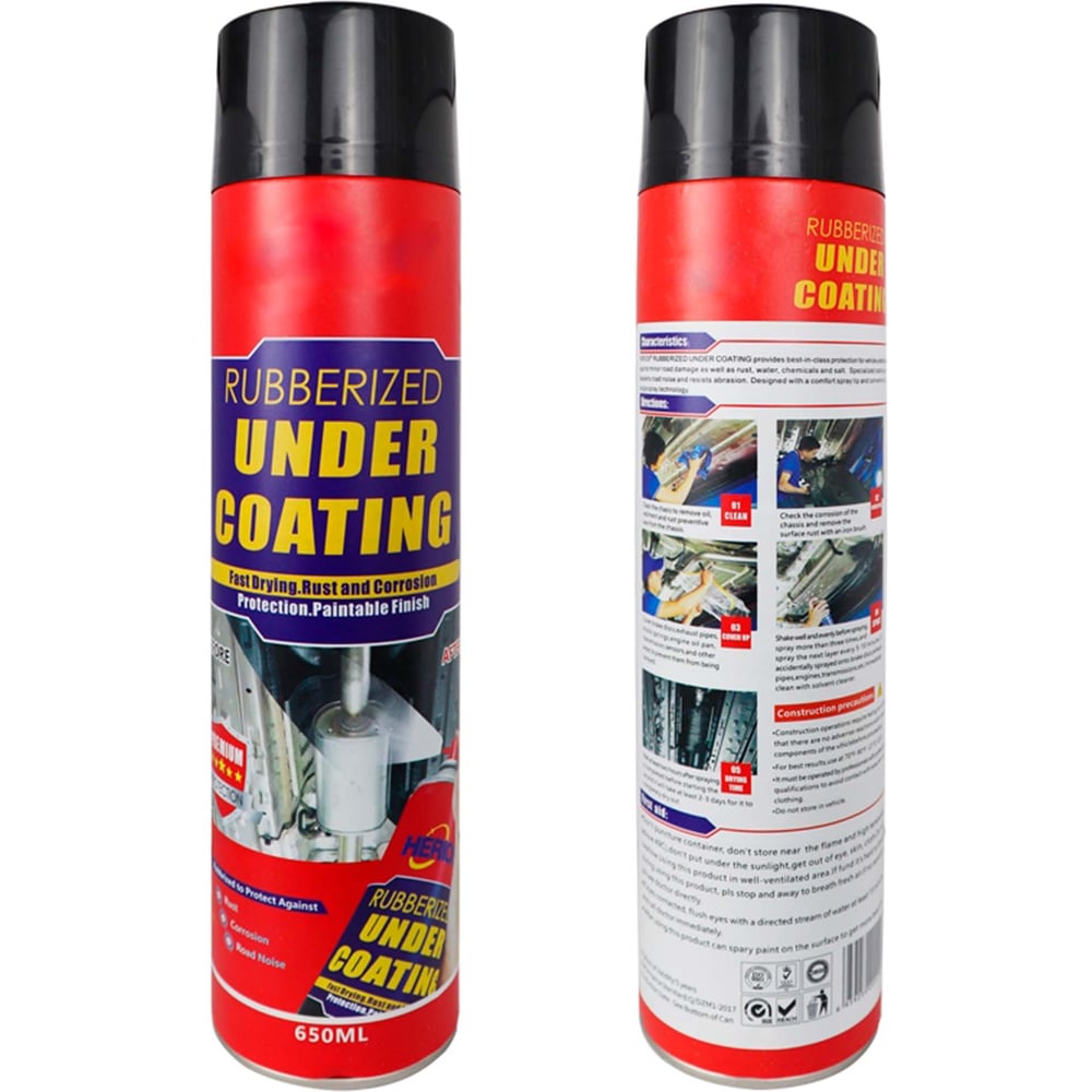 Изображение товара Антикоррозионный спрей Turbosky CU-650 701 для днища и колесных арок 780 г аэрозоль