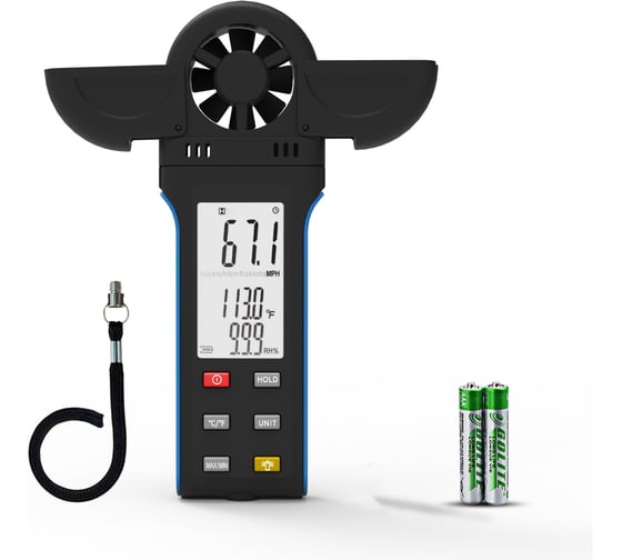 Изображение товара Термоанемометр с крыльчаткой HoldPeak HP-5000K