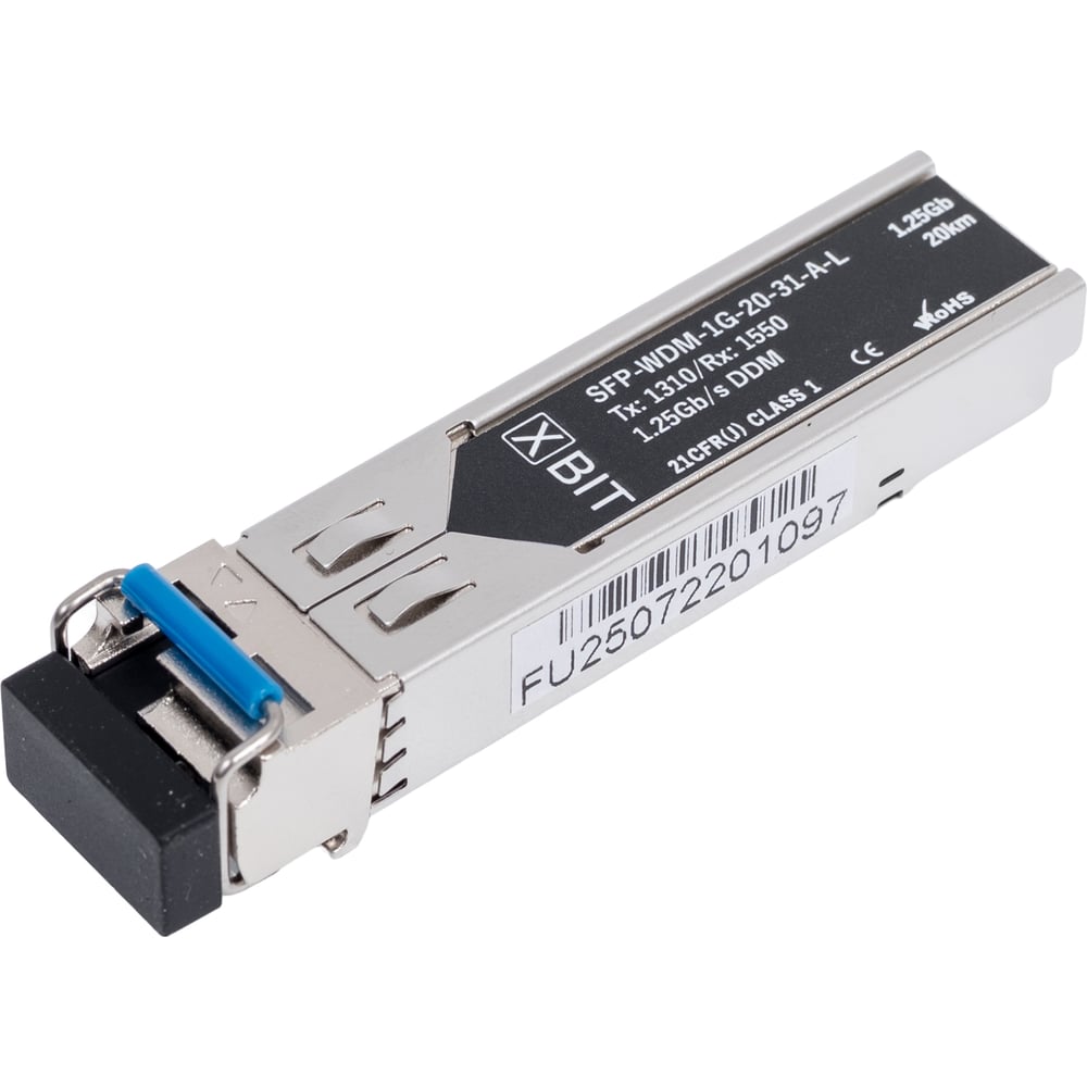 Изображение товара Оптический модуль SFP 1G WDM LC 1310/1550 нм 20 км для сетевых решений