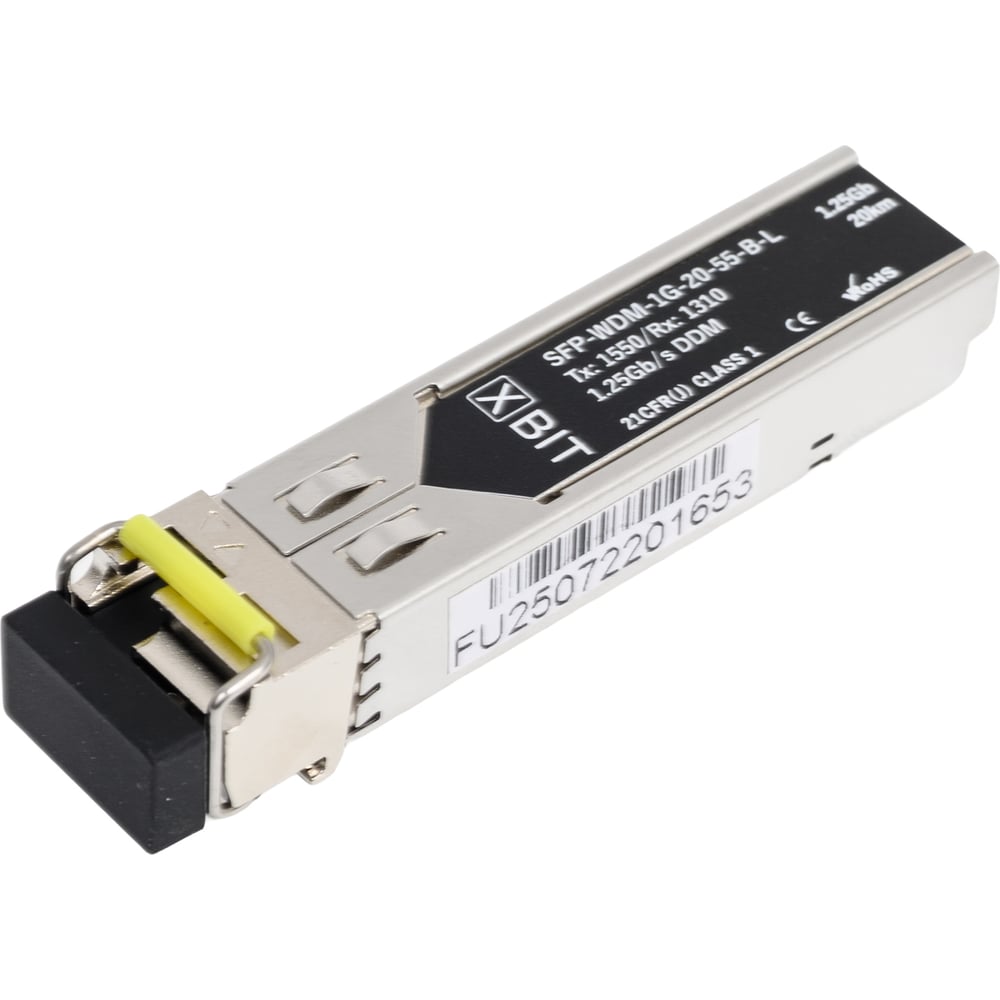 Изображение товара Модуль оптический SFP 1G WDM LC 1550nm 20км для сетей