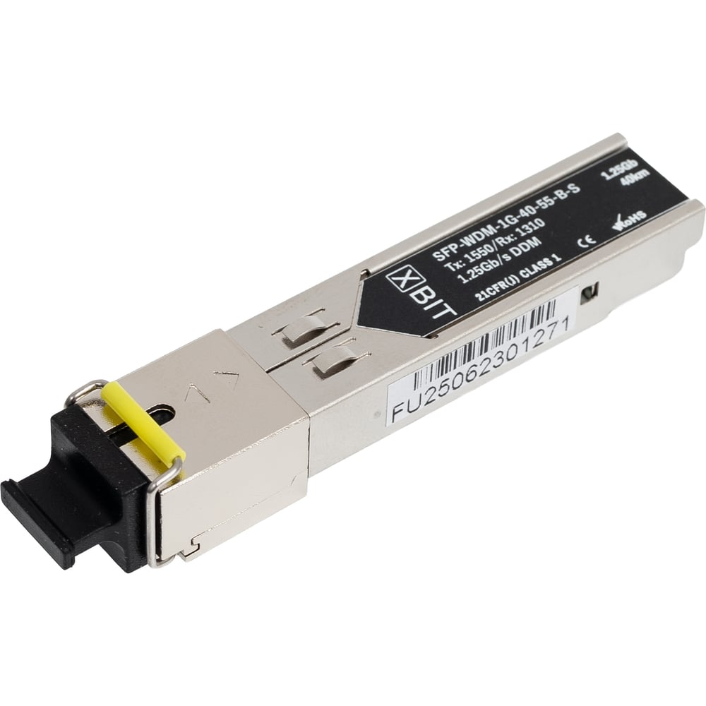 Изображение товара Модуль XBIT SFP 1G WDM SC 1550нм 40км S1GW4055-31S