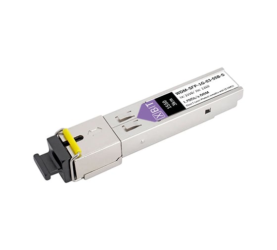 Изображение товара Модуль XBIT SFP 1G WDM SC (9dB) 1550нм 3км S1GW0355-31S