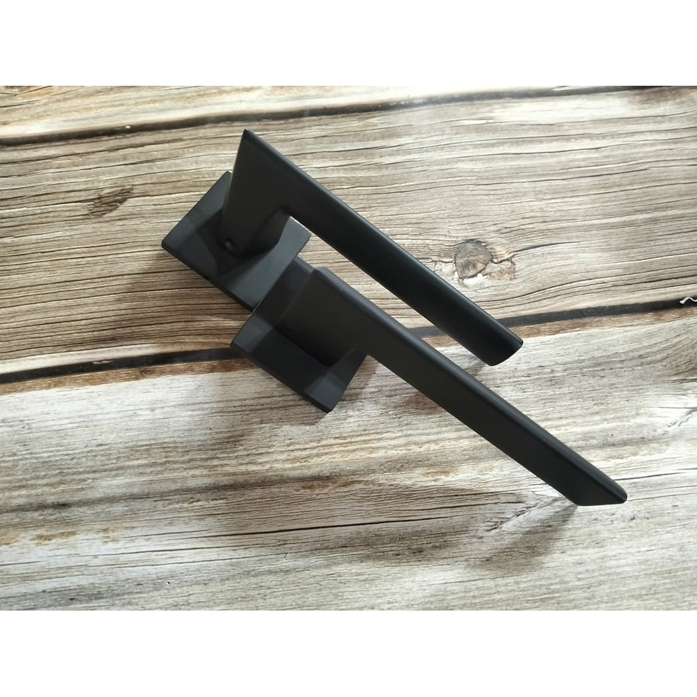 Изображение товара Дверные ручки MORELLI MH-51-S6 BL с заверткой - черные