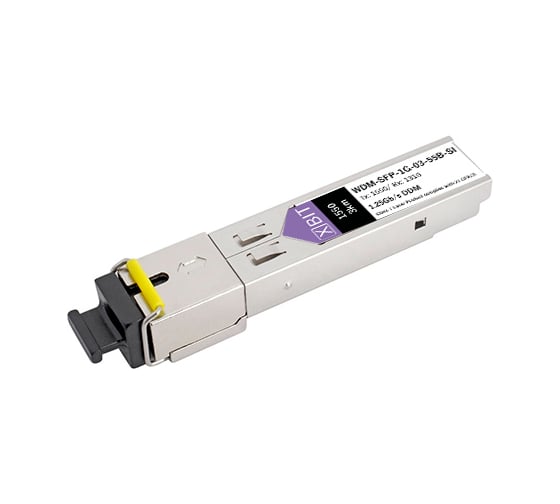 Изображение товара Модуль XBIT SFP 1G WDM SC (9dB) 1550нм 3км индустриальный S1GW0355-31I