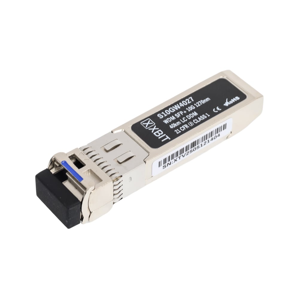 Изображение товара Модуль XBIT SFP+ 10G WDM 1270нм LC 40км S10GW4027