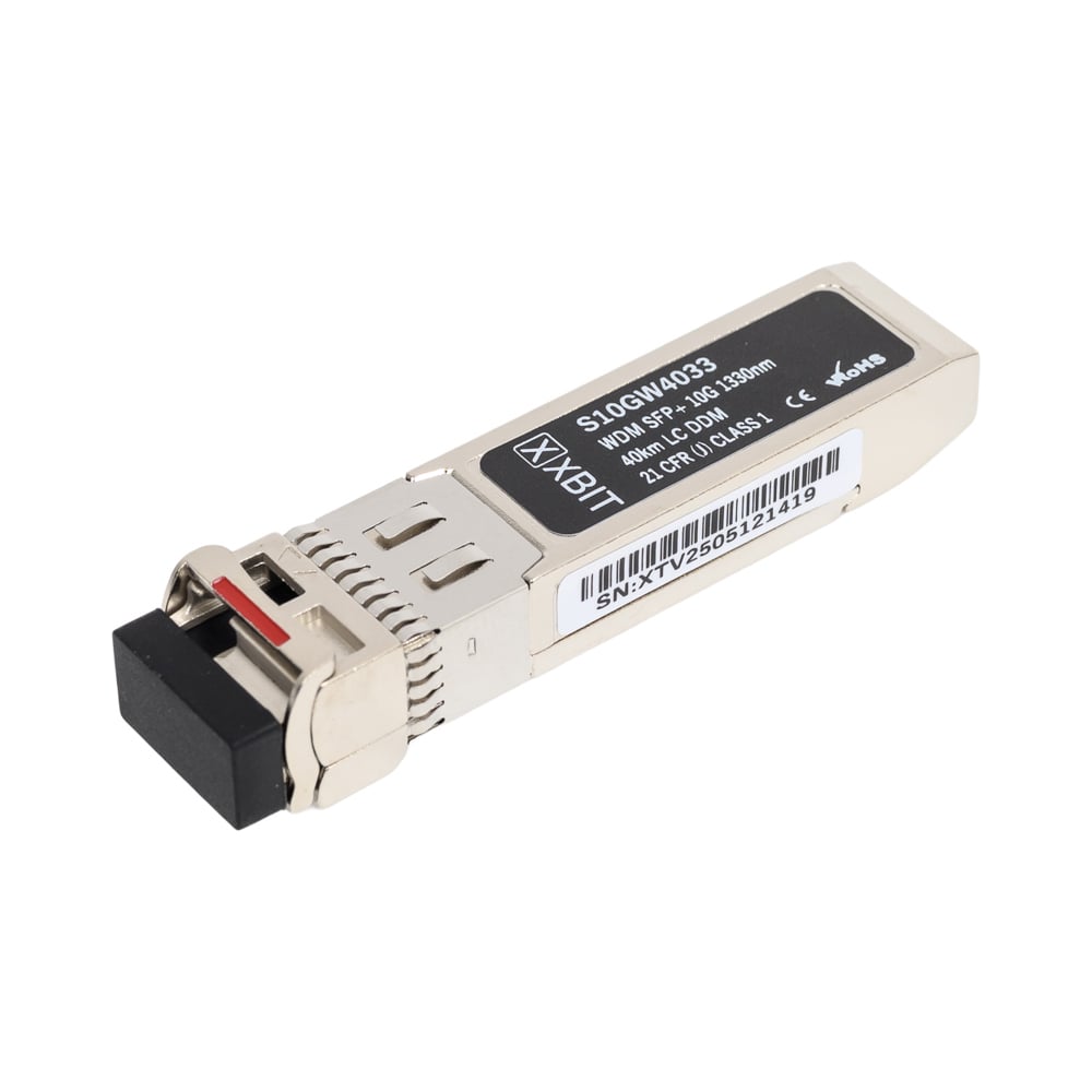 Изображение товара Модуль SFP+ 10G WDM 1330нм LC 40км XBIT для сетей высокой скорости