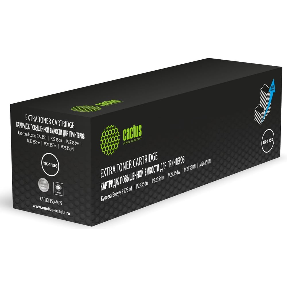 Изображение товара Картридж лазерный CACTUS CS-TK1150-MPS черный для Kyocera