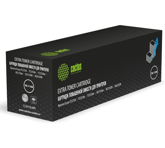 Изображение товара Картридж лазерный CACTUS CS-TK1150-MPS черный (5000стр.) для Kyocera Ecosys P2235d/P2235dn/P2235dw/M 2093039