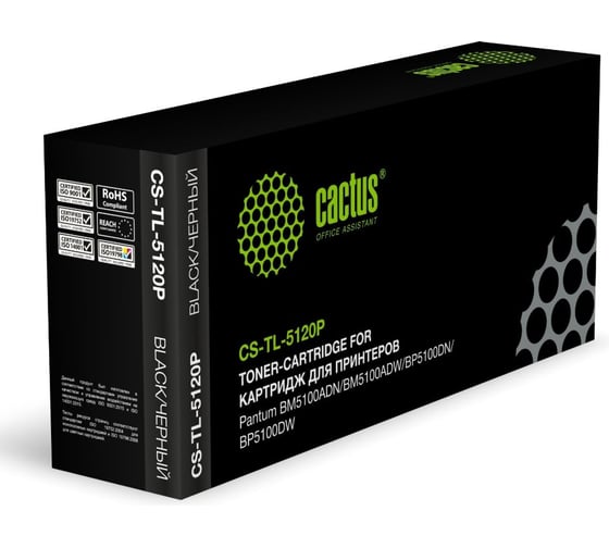 Изображение товара Картридж лазерный CACTUS CS-TL-5120P TL-5120P черный (3000стр.) для Pantum BM5100ADN/BM5100ADW/BP510 2088587