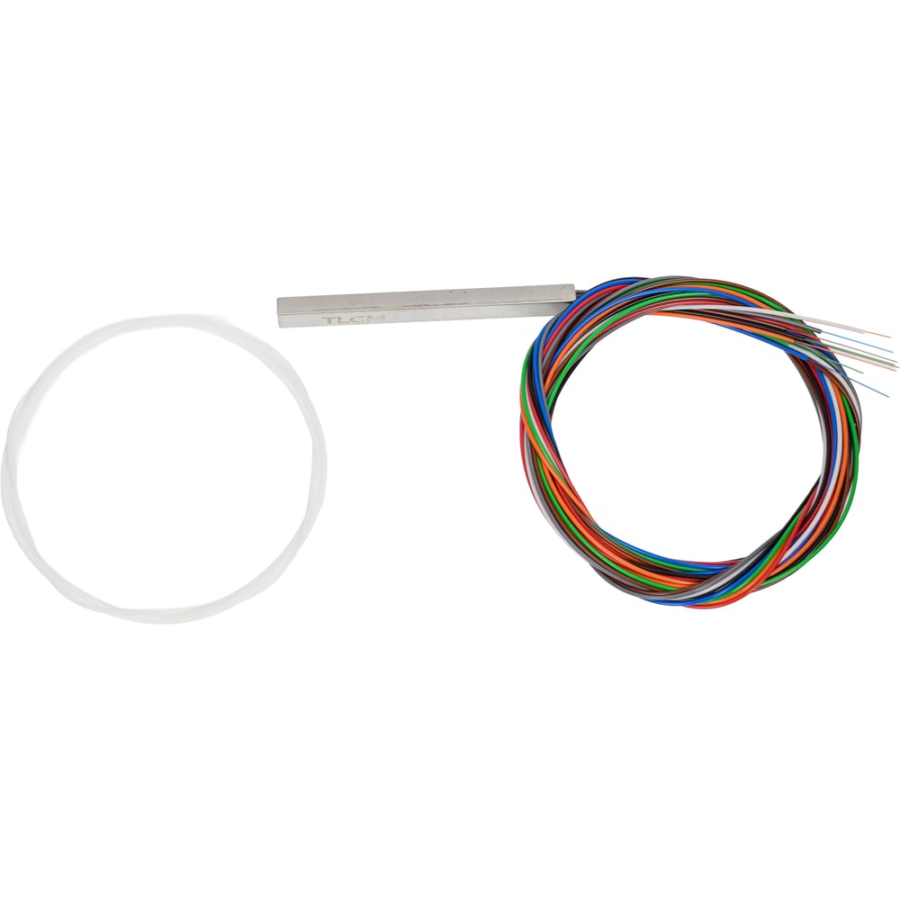 Изображение товара Оптический сплиттер планарный XBIT PLC 8 выходов неоконцованный в гильзе PLC-ST-1x8