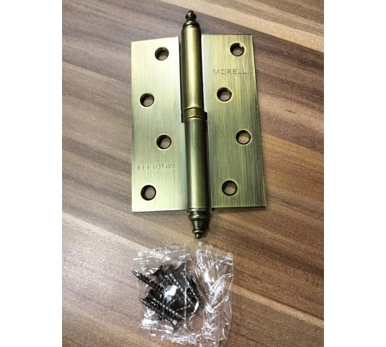 Изображение товара Петля стальная левая с подшипником MORELLI MSN 100X70X2.5 COF L цвет-кофе 9015103