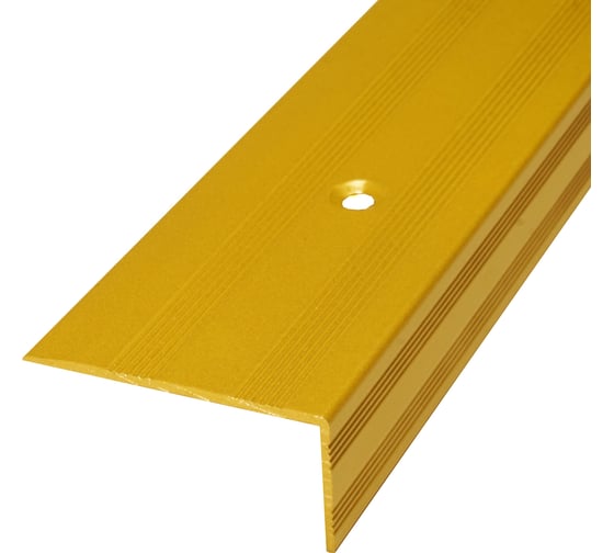 Изображение товара Порог-угол Трибатрон АЛ-267 1, 00м, золотой металлик, комплект 2 шт 88879