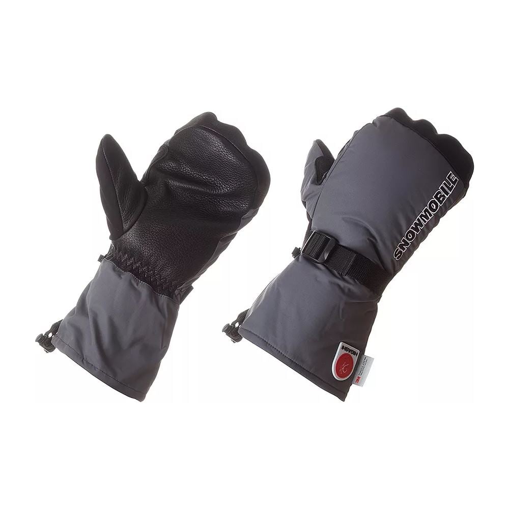 Изображение товара Варежки HIGASHI Snowmobile Grey XL для зимы с защитой от холода