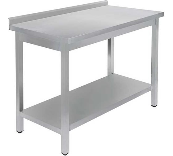 Изображение товара Стол универсальный Luxstahl СПУ-13/7 со сплошной полкой нерж. мко109