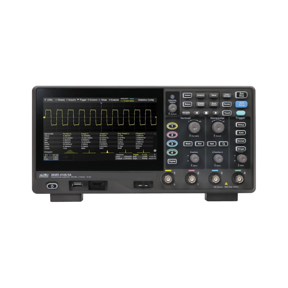 Изображение товара Цифровой осциллограф АКИП АКИП-4149/3А 200 МГц 4 Канала