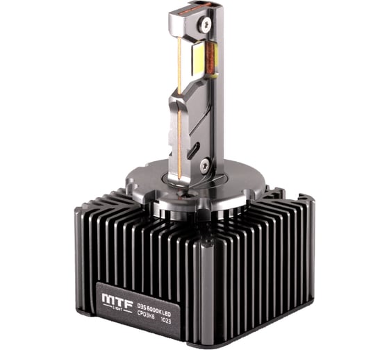 Изображение товара Светодиодные лампы MTF Light серия CYBER LIGHT PRO, D3S, 42V, 35W, 4250lm, 6000K, кулер, комплект CPD3K6