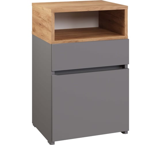 Изображение товара Тумба универсальная Атмосфера НОВА Серый Шифер/ Дуб крафт золотой/ МК 00-00027701