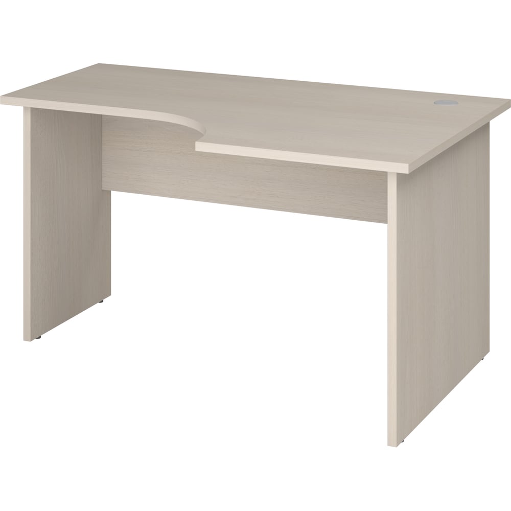 Изображение товара Письменный стол Комфорт-Питер правый 430 дуб шамони светлый - классический дизайн